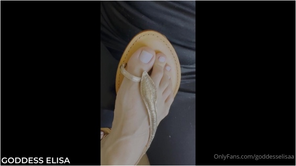 Goddess Elisa - I Know You Guys Love My Shoejob And How My Slave Squirts Cum Under My Shoes’s Soles