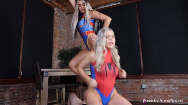 Brat Princess 2 - Ava and Scarlet - Super Hero Smother and Trample 4K