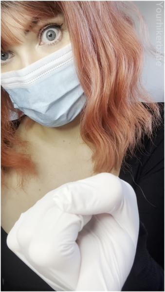 Yourhikerbabe - Milking And Draining My ABDL In White Latex Gloves