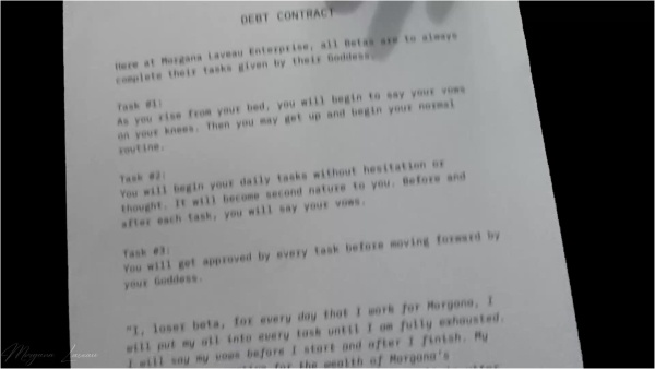Morgana Laveau - Ass Worship A Betas Task Contract Part 2