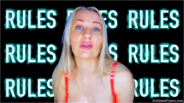 Goddess Poison - RULES RULES RULES