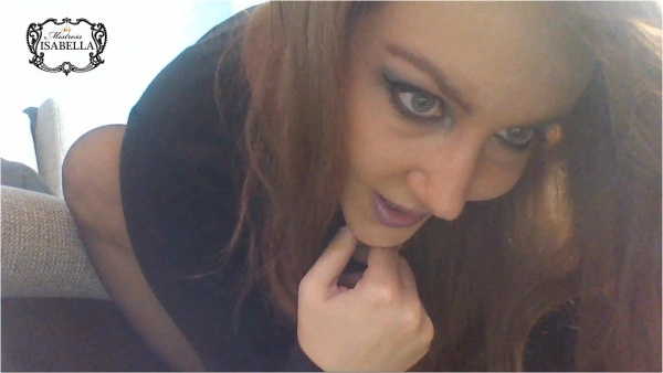 Isabella in black pantyhose