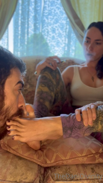 Dani Divinity - ASMR Sock Peeling Foot Worship Armpit Worship  I just got back from a run and put sub