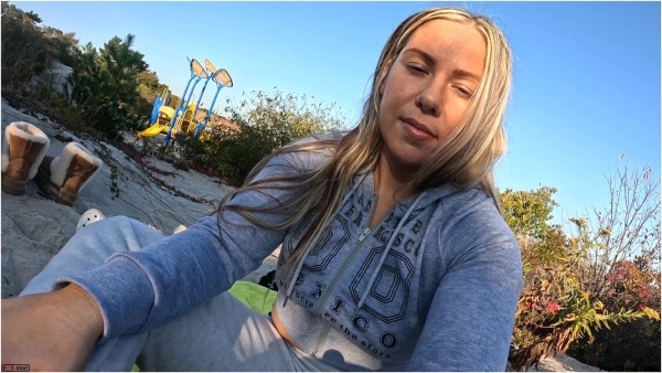 Feet Goat - Summer Sexy Feet footjob handjob at the beach with big load cum on soles