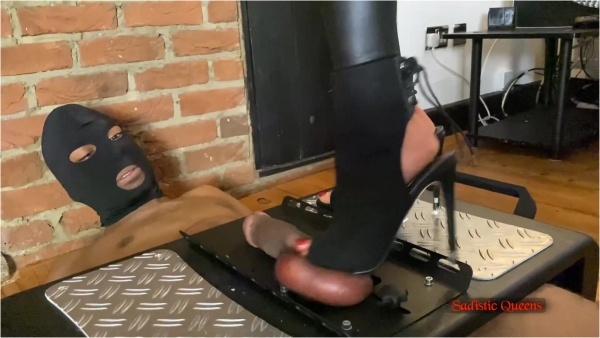 Sadistic Queens - Squishysax - Miss Courtney - Cockbox Destruction