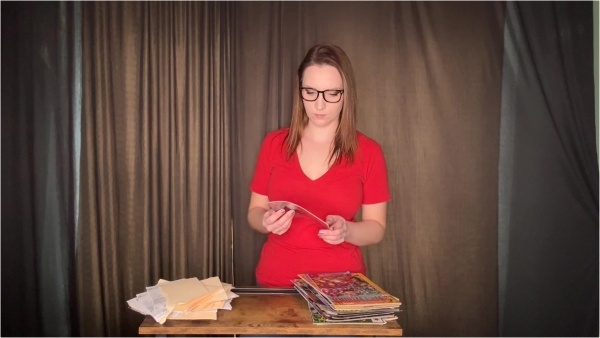 SneezeGoddess - Shredding Documents and Comic Books by Hand