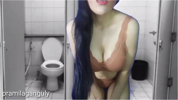 Indian Mistress PramilaGanguly - Very Dirty Kinky Humiliating Public Toilet JOI