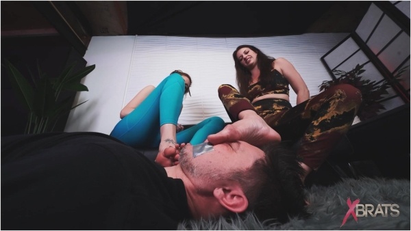 Xbrats Bratty Foot Girls - Sablique and Indica - Our Feet Reek