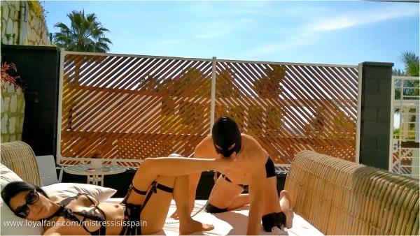 Mistress Isis Spain - VS47 warming you in the sun