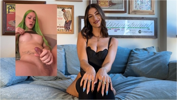 Queen Ally - Confused about cock