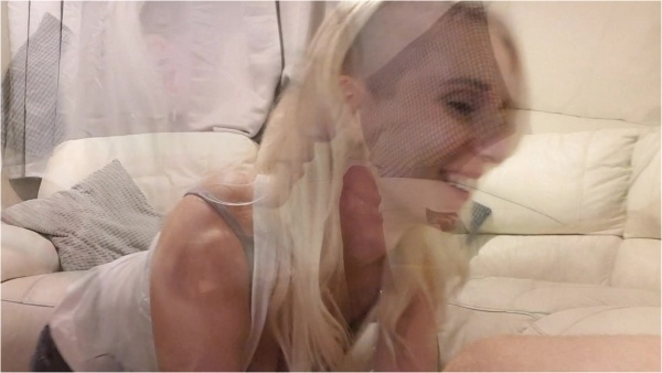 Lexi Snow - Black Condom Denial Pop and Blowjob