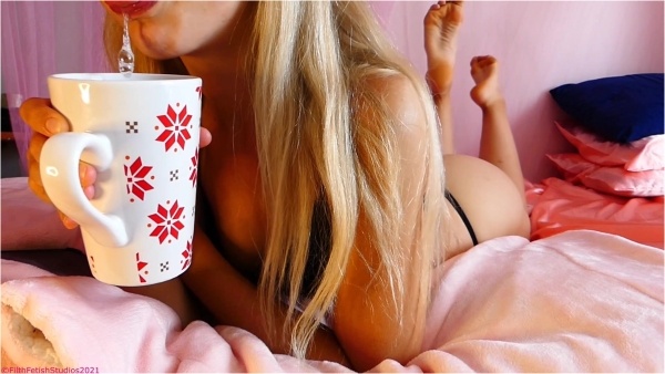 Filth Fetish Studios - Princess Brooke - Spit Worship Coffee Drinking