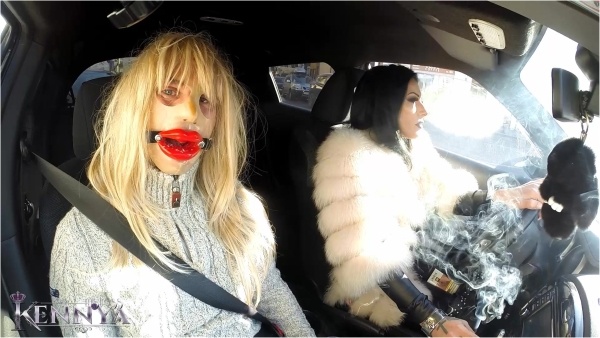 House of Sinn - Mistress Kennya - The ashtray bimbo goes for a ride