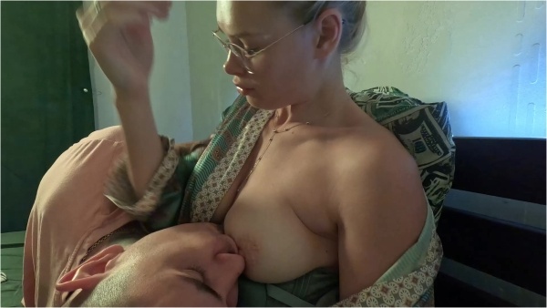 Hot Princess - Stepson comforted in Her Bed - MILF Nursing Fantasy