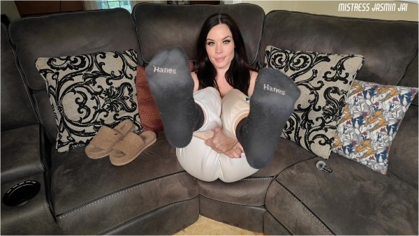 Jasmin Jai Studios - Black Hanes Socks Hot Sweat Smell My Stink or Be Punished