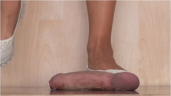 Aballs And Cock Crushing Sexbomb - CBTrample - Rough Cock And Ball Trampling In Ballet Flats By Lara Cuore Part 1