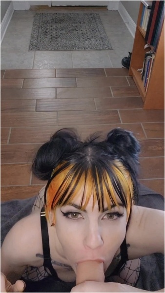 Prettyinpunk92 - Homewrecker girlfriend step-sister sloppy BJ