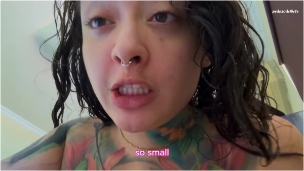 Pedazodchicle - Giantess Catch You After Shower And Shows You Her Hairy Body - CHICLE