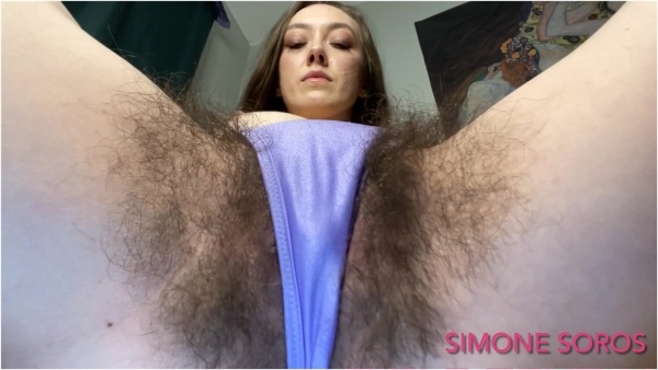 Simone Soros - Enslaved by hairy pussy JOI