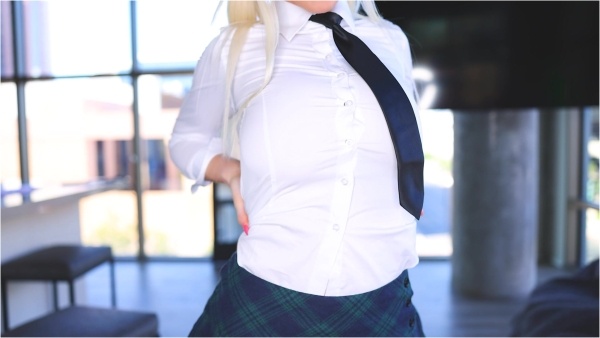 Tara Babcock - Custom Resale - Buttons About To Burst Huge Facial