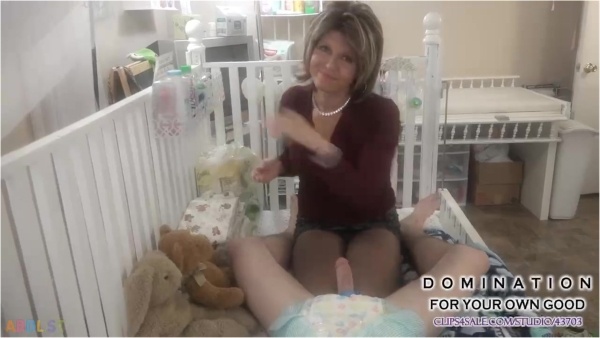 Domination for Your Own Good - mommys diaper cock tease