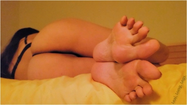 Lexi Long Legs - Bedtime Toes In Your Face