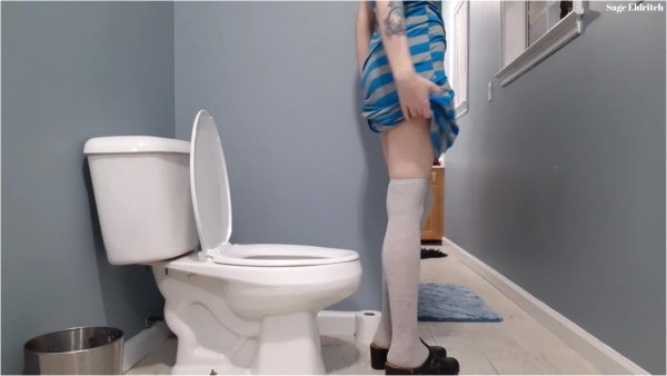 Sage Eldritch - Summer Dress Peeing [Voyeur