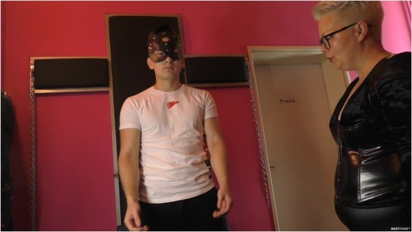 Domina Lady Susan - Hand Spanking – The Young Slave Feels The Cane On His Bare Hands