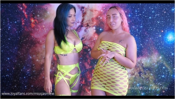 Eurasianpersuasion - Miss Jasmine and Libertina Grande - Virgin Humiliation With Pinkyyyxo