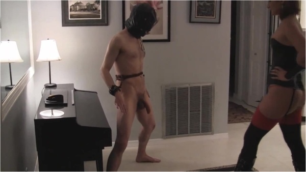 Goddess Amadahy - Buckled X-MAS Boots Tear through Testicles!