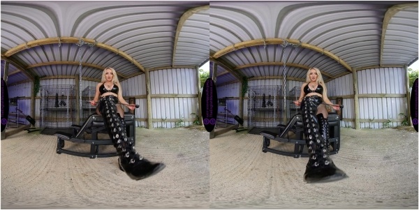 The English Mansion - Worship A Goddess’ Divine Boots - VR. Featuring Mistress Courtney