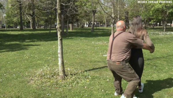 Deadly Female Fighters -  Kikina - Kikina Destroys 2 Foolish Attackers