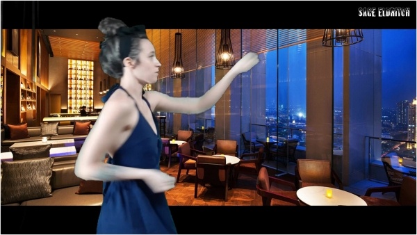 Sage Eldritch - Topless and Cocktail Dress Karate with Sage Eldritch