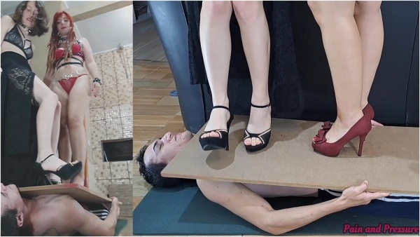 Pain And Pressure - 59 Beatriz And Red C Crushing Slave Underboard