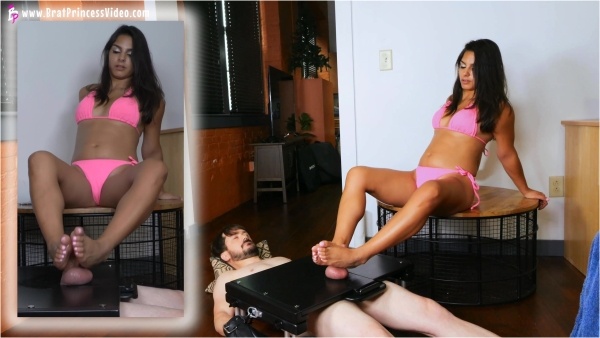 Brat Princess 2 - Misty - Sensual Bondage Foot Job PIP VERSION 4K