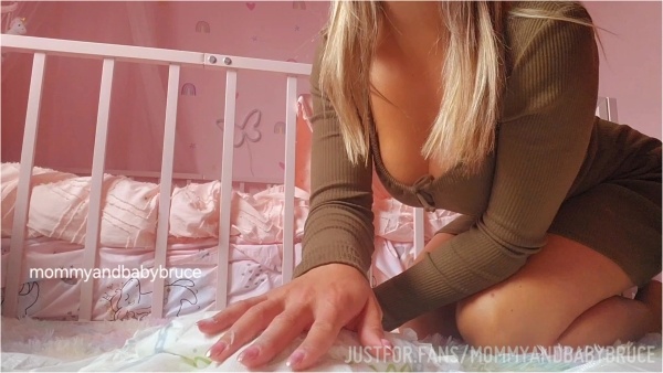 Mommy And Baby Bruce - Humiliating Diapered Handjob