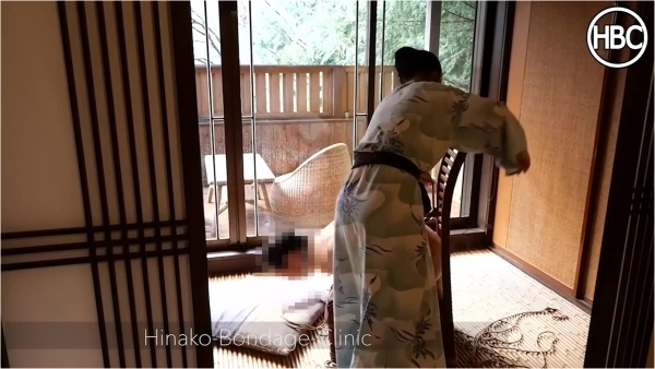 Mistress Hinako - Strict Cross Legged Shibari Rope Chair Bondage