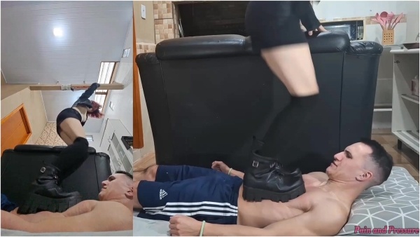 Pain And Pressure - 105 Cruel Mistresses Trampling Slaves With Boots Anathema Beatriz Madu And Red C