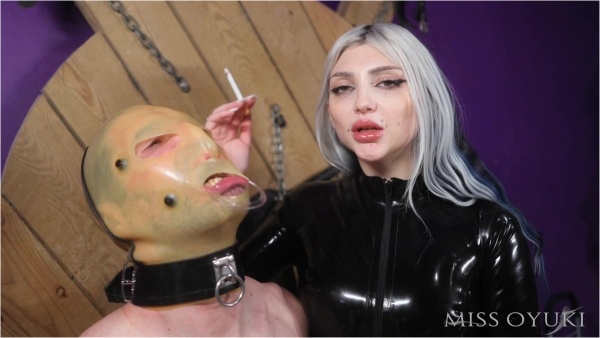 Miss Oyuki - Sensual Smoking And Latex Shine