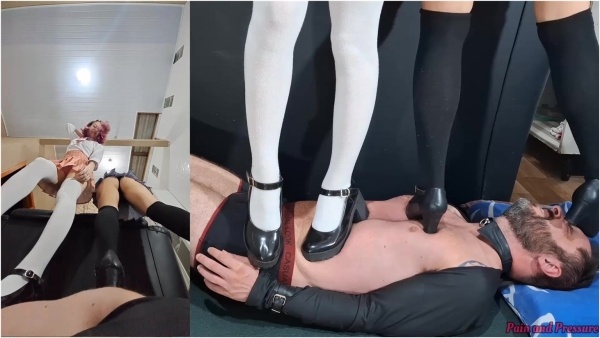 Pain And Pressure - 102 Anya And Beatriz - Schoolgirls Trampling And Bullying In Mary Jane Shoes