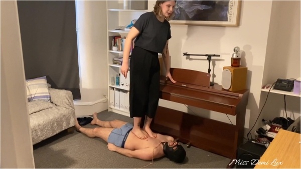 Miss Demi Lux - The Domme Next Door - Barefoot Trampling My Tinder Date