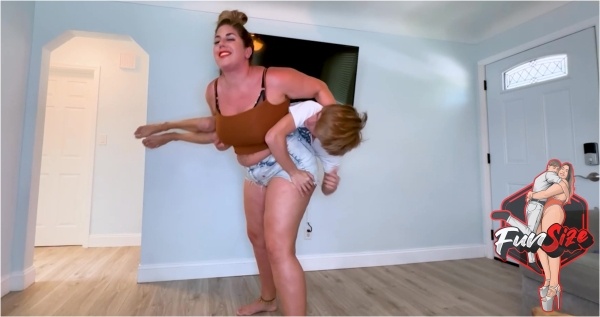 Funsize Productions - Funsize Frank - Tall Goddess Gia Lifts Carries Frank