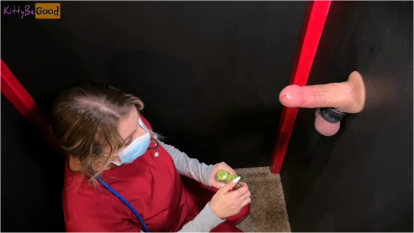 Kittybegood - Mistress KBG - Cum Clinic Gloryhole Milking Machine Drains Blue Balls