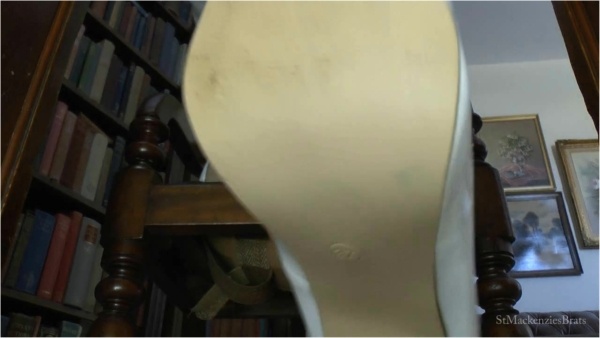 Headmistress Mackenzie - Flattening You Underneath My Nylon Covered Foot