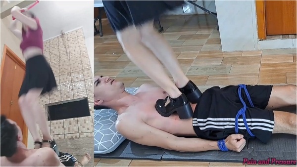 Pain And Pressure - 72 Beatriz Jumping And Trampling With Mary Jane Shoes