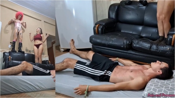 Pain And Pressure - 83 Anya Beatriz And Madu Brutal Jumps With Boots