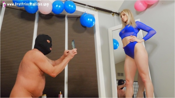 Brat Princess 2 - Amber - Bikini Slave Face Slap Punishment and Ass Worship 4K