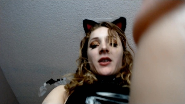 Kristie Bish - Spooky Femdom Face Fucks Her Slut POV