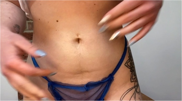 Delilah Jynx - Piercing removal and belly button fingering with long nails