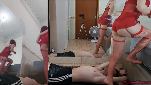 Pain And Pressure - 71 Beatriz Shackled And Trampled By A Hot Mistress